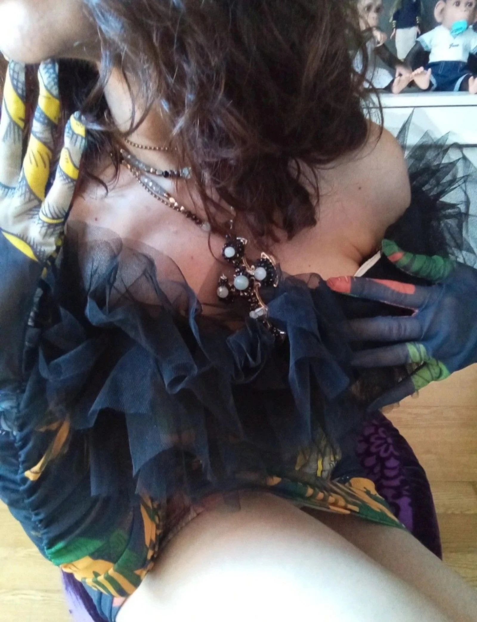 Halsketting met grote kruis in gotische stijl – photo 11